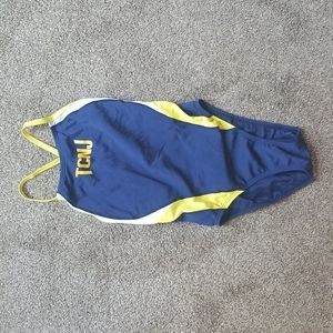 Speedo High Cut Competition TCNJ Swimsuit